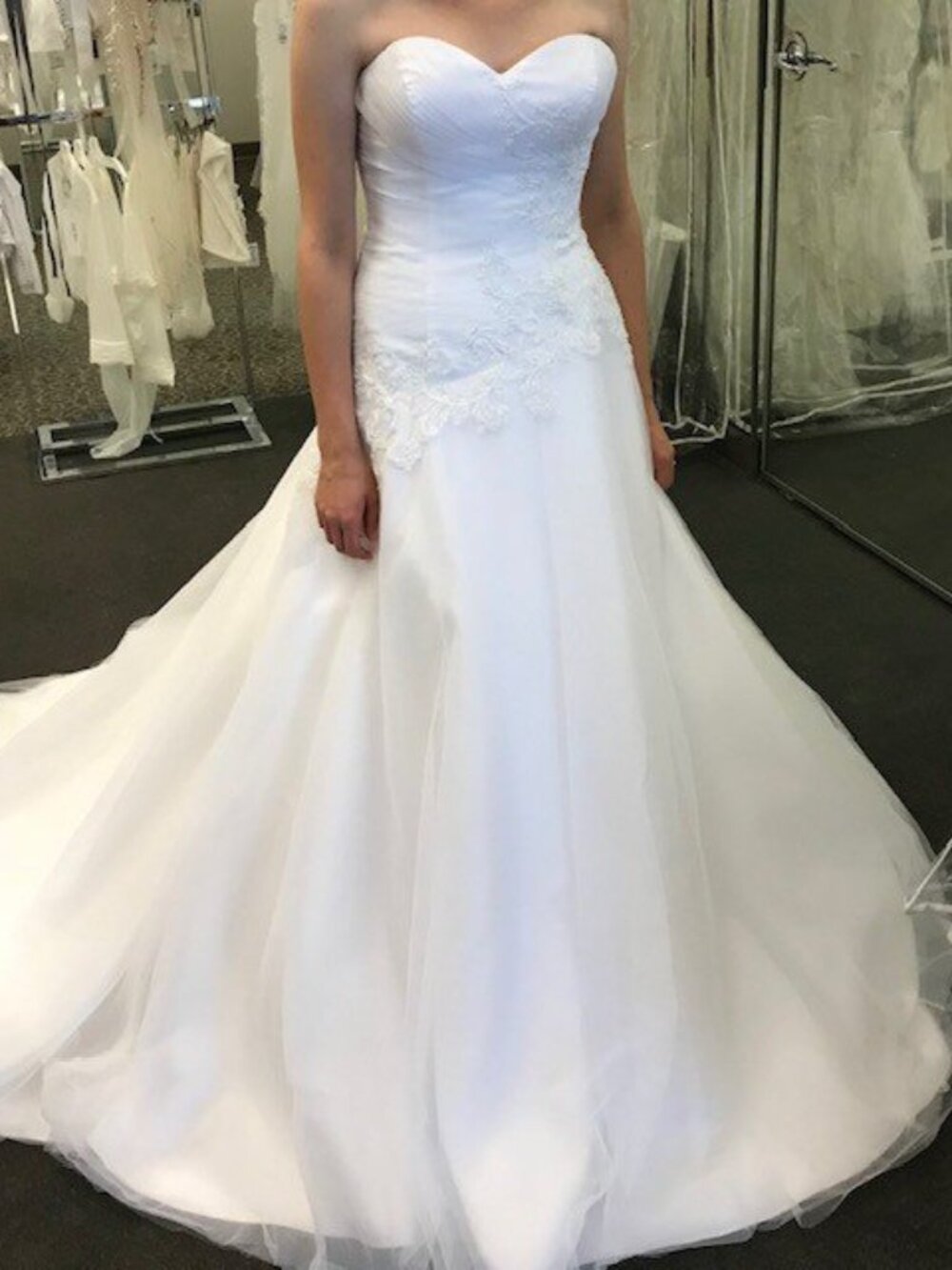 ✨ Brand New Wedding Dress – Never Worn ✨ White, David's Bridal